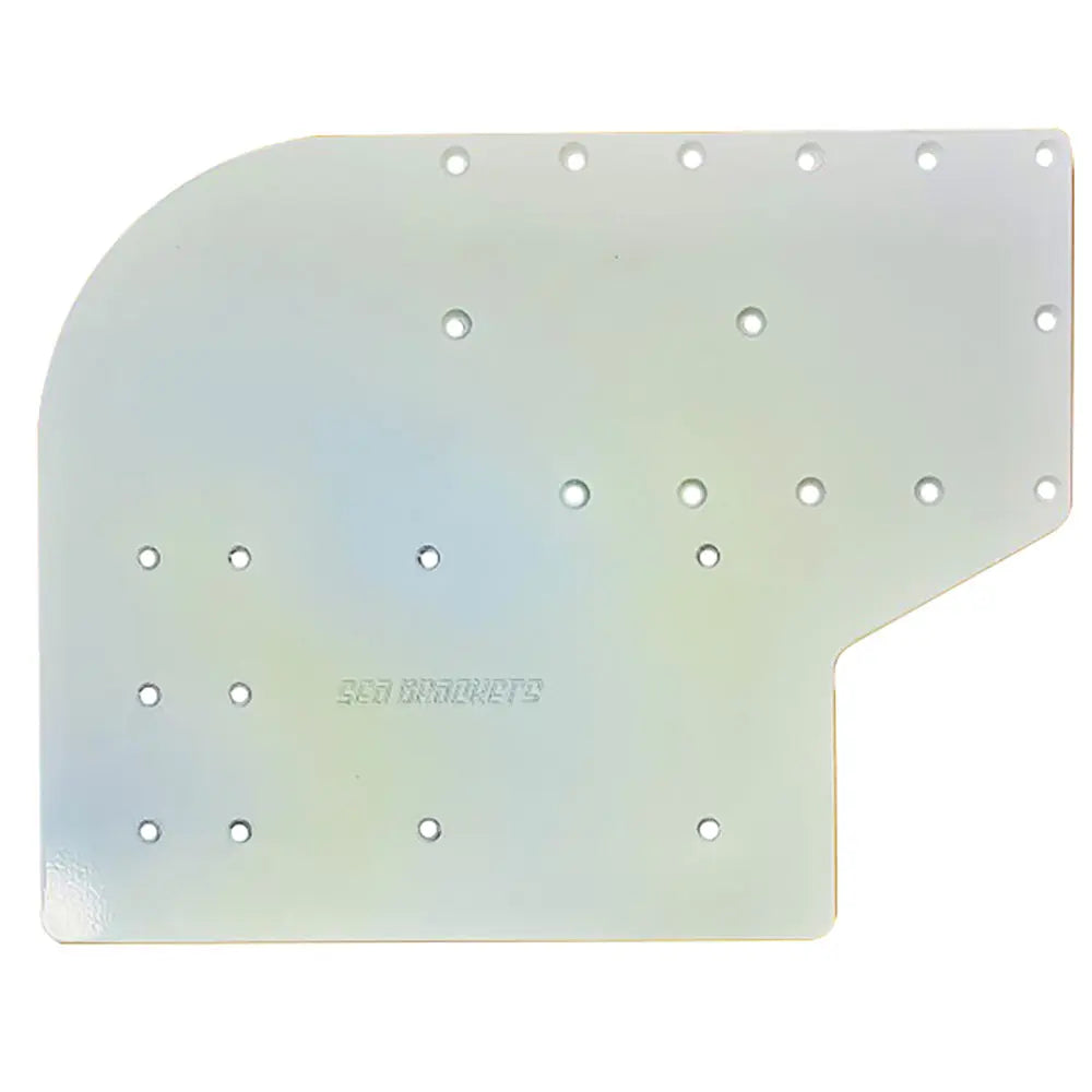 Sea Brackets Large Offset Trolling Motor Plate for Minn Kota Quest - RTA-55 Quick Release Mounting Solution