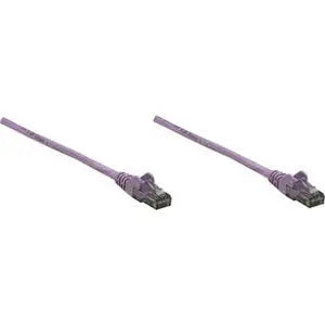 Intellinet Cat6 UTP Network Patch Cable, 10 ft, Purple – Reliable Business Network Connectivity