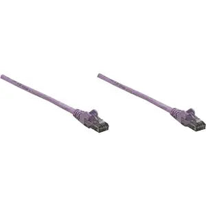 Intellinet Cat6 UTP Network Patch Cable, 50 ft, Purple – Reliable Ethernet Connectivity for Stable Performance
