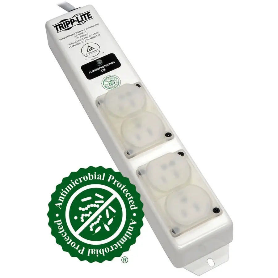 Eaton Tripp Lite Series SPS406HGULTRA Medical-Grade Power Strip with 4 Hospital-Grade Outlets and Surge Protection