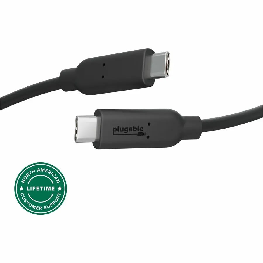 Plugable USB 3.1 Gen 2 Type-C to Type-C Cable (1 meter) with USB-IF Certification