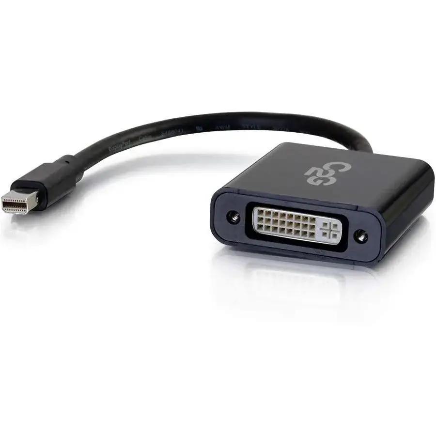 C2G Mini DisplayPort to DVI Adapter - Mini DP to DVI-D Active Converter - Black by Legrand Group