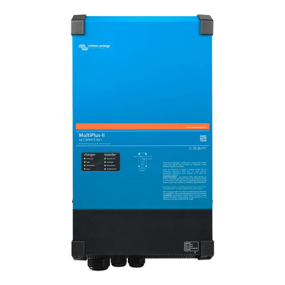 Victron Energy MultiPlus-II 24/5000 120V Inverter/Charger with PowerAssist and UPS Function