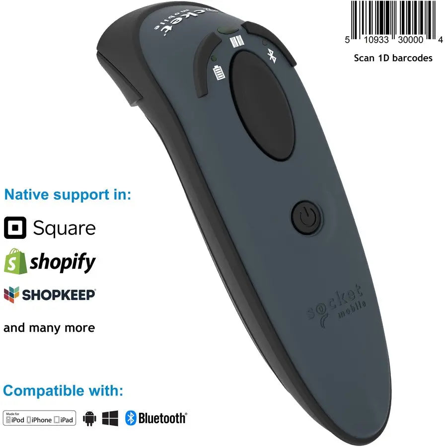 Socket Mobile DuraScan D730 Laser Bluetooth Barcode Scanner – Rugged, Compact, and High-Performance Handheld Scanner for Android and Windows
