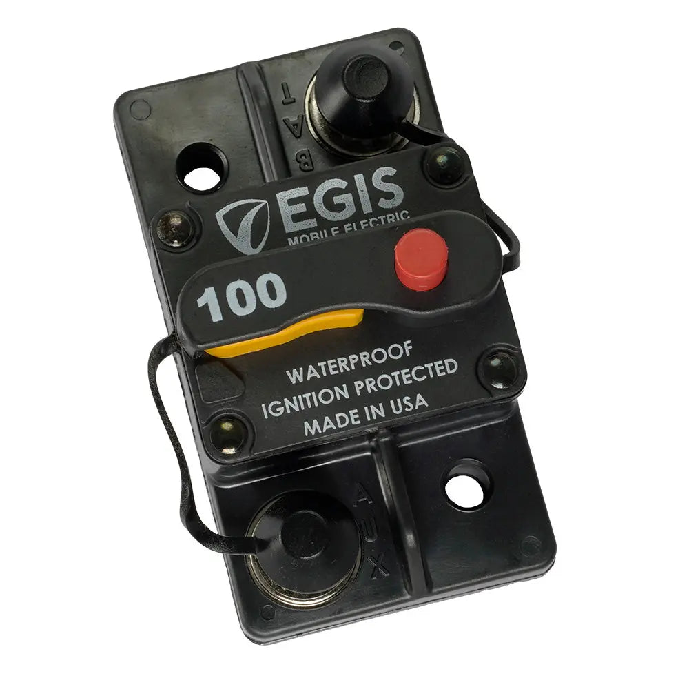 Egis Mobile Electric 4703-100 100A Surface Mount Circuit Breaker – 285 Series for Automotive and Marine Applications