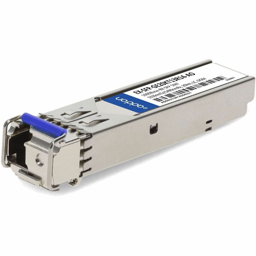 AddOn Juniper Networks EX-SFP-GE20KT13R14 Compatible 1000Base-BX SFP Transceiver (SMF, 20km, LC, 1310nmTx/1490nmRx)