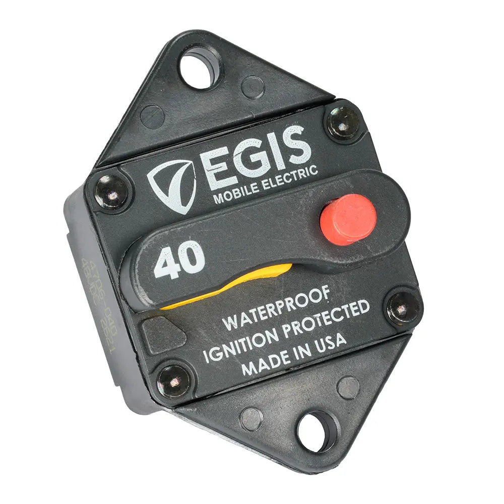 Egis Mobile Electric 40A Panel Mount Circuit Breaker - 285 Series for Reliable Over-Current Protection