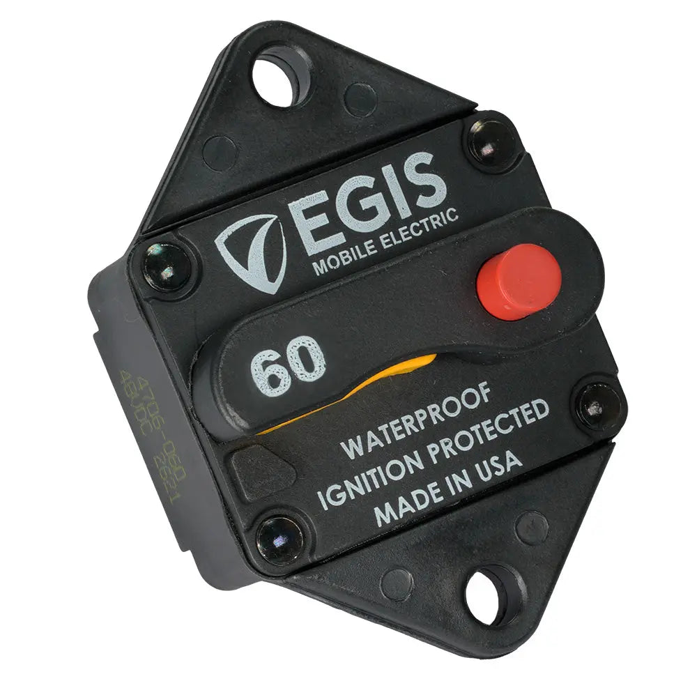 Egis Mobile Electric 60A Panel Mount Circuit Breaker - 285 Series for Reliable Over-Current Protection
