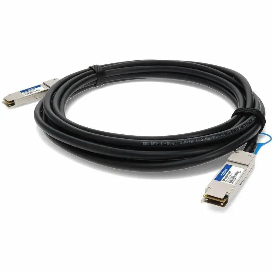 AddOn 3M QSFP+ to QSFP+ Passive Direct Attach Cable (Part No. ADD-QDEQMU-PDAC3M) for High-Speed Networking by ADDON