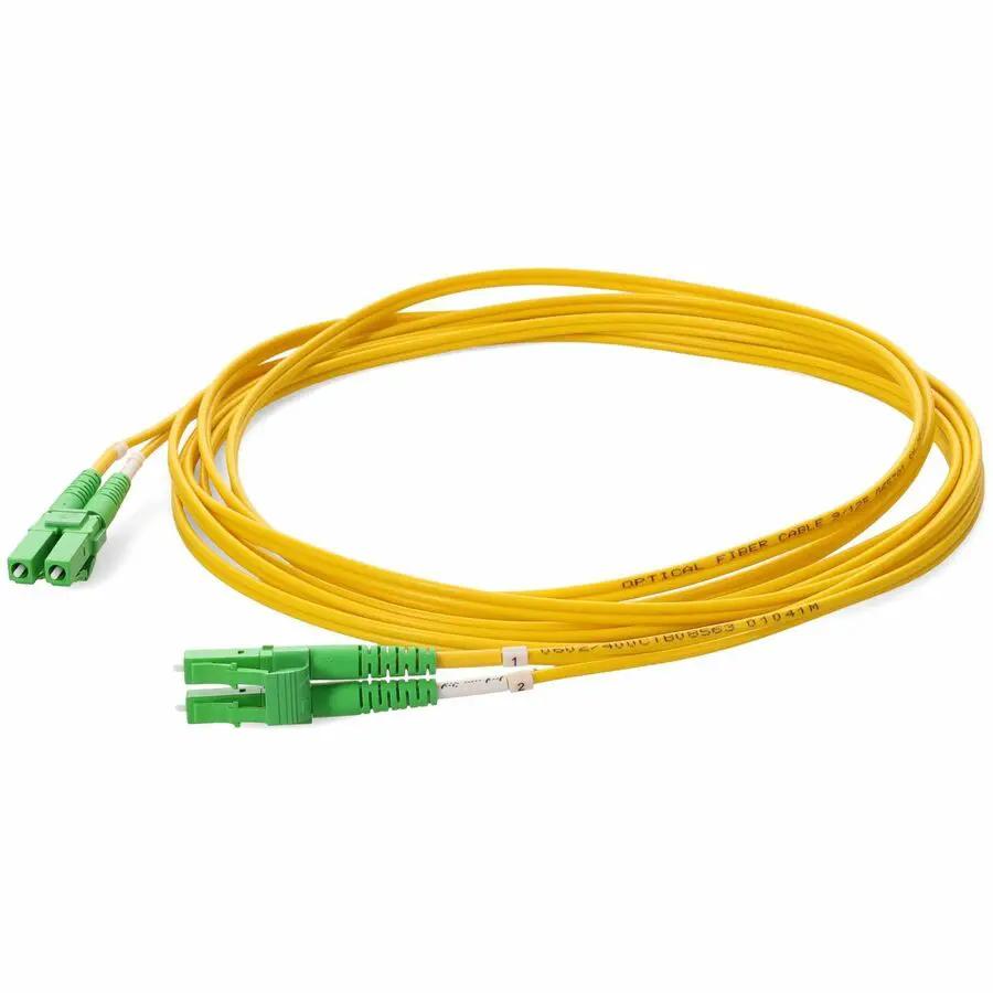 AddOn 3M LC Male to LC Male OS2 Duplex Fiber Optic Patch Cable, Yellow by ADDON