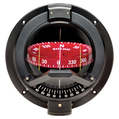 Ritchie BN-202 Navigator Compass for Bulkhead Mounting with Built-in LED Lighting