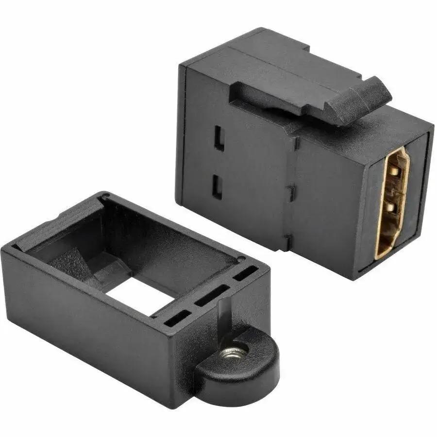 Eaton Tripp Lite Series HDMI All-in-One Keystone/Panel Mount Coupler (F/F), Black by Eaton Corporation