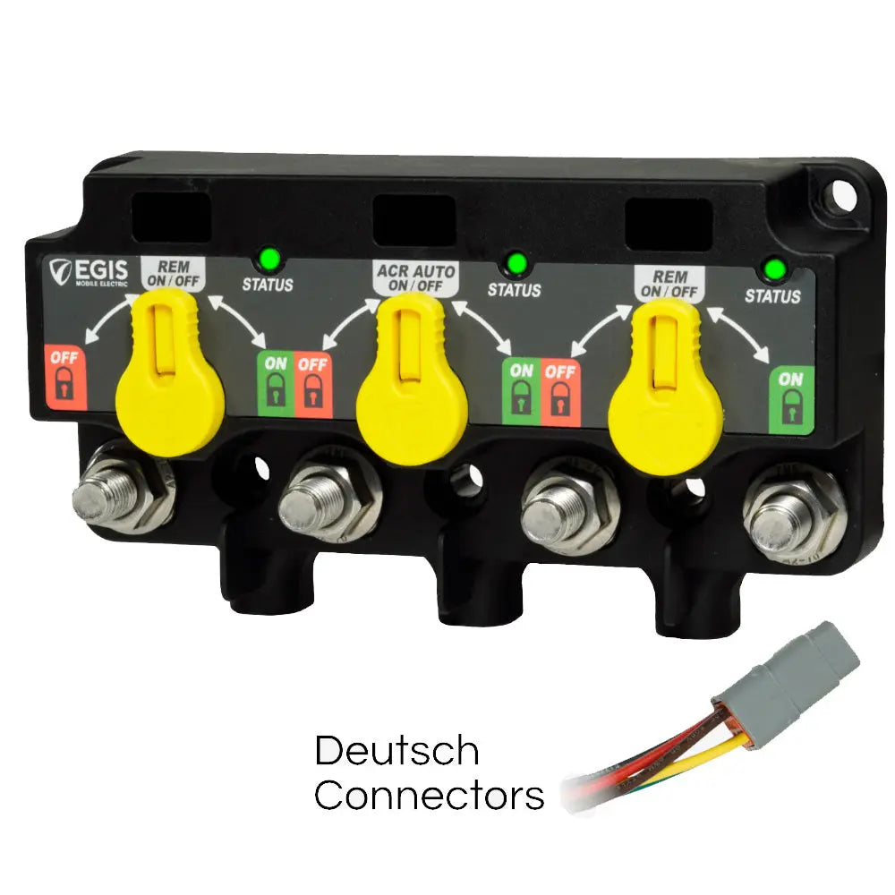 Egis Mobile Electric XD Series Triple Flex 2 Relay-ACR with Knobs and 3X DTM Connectors
