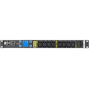 Eaton Managed EMAT10-10 8-Outlet Rack-Mountable Power Distribution Unit (PDU) for Data Centers