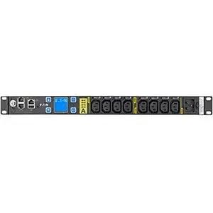 Eaton Managed EMAT10-10 8-Outlet Rack-Mountable Power Distribution Unit (PDU) for Data Centers by EATON