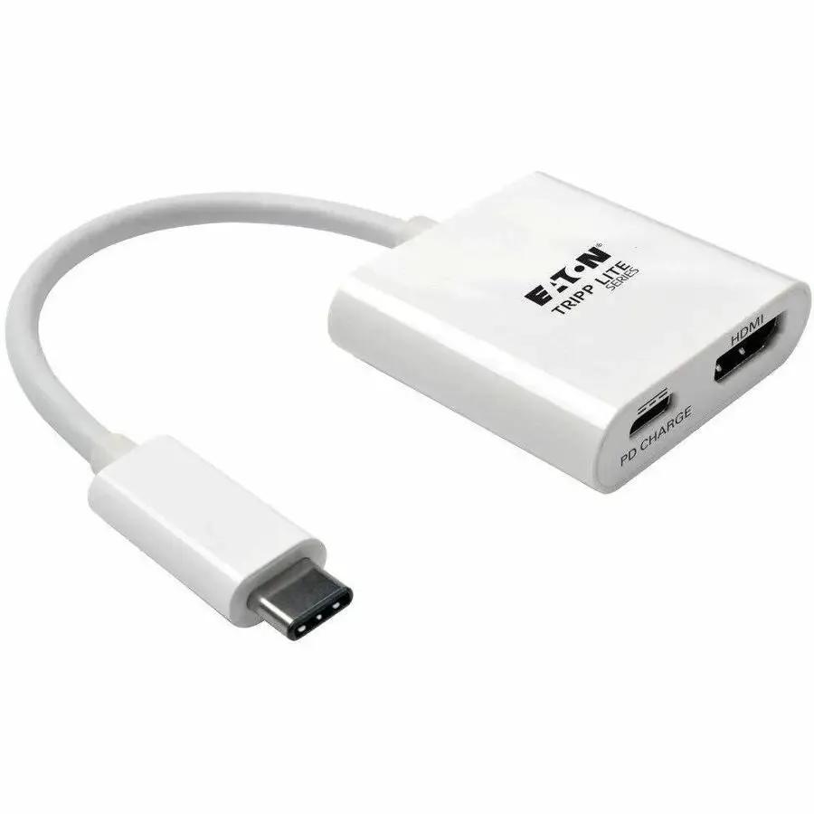 Eaton Tripp Lite Series U444-06N-H4-C USB-C to HDMI 4K Adapter with Power Delivery by Eaton Corporation