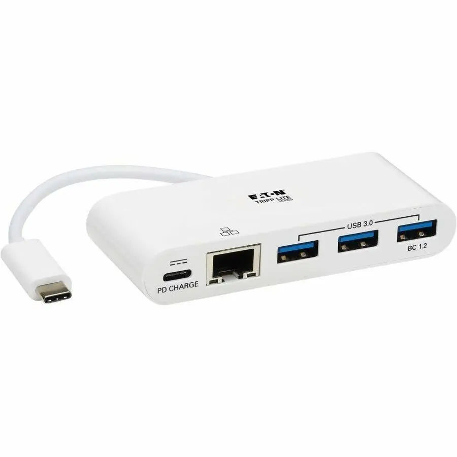 Eaton Tripp Lite Series U460-003-3AG-C USB 3.1 Gen 1 USB-C Portable Hub with Ethernet and Charging