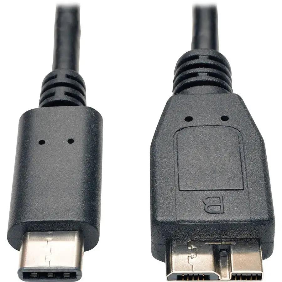 Eaton Tripp Lite Series USB-C to USB Micro-B Cable (U426-003-G2) – 3 ft. USB 3.1 Gen 2, 10 Gbps Data Transfer & Fast Charging by Eaton Corporation
