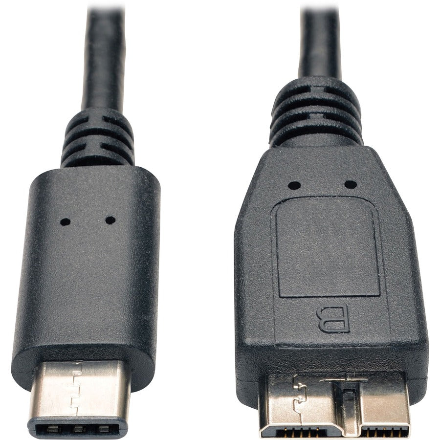 Eaton Tripp Lite Series U426-003-G2 USB 3.1 Gen 2 (10 Gbps) Cable, USB-C to Micro-B, 3 ft