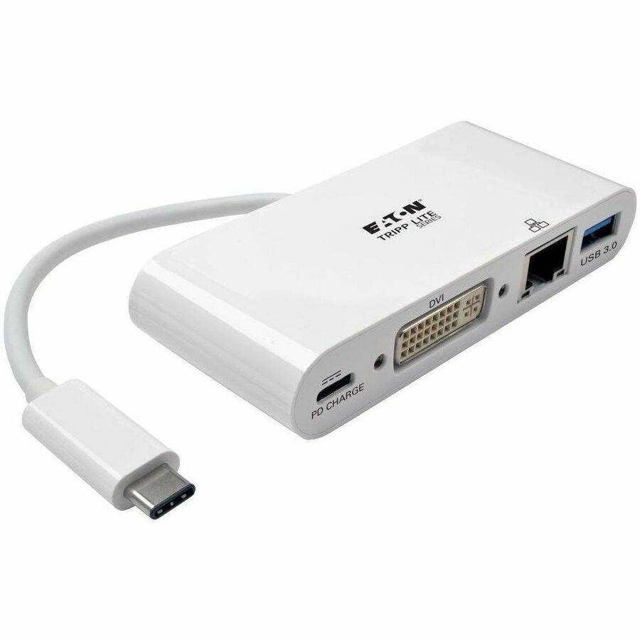 Eaton Tripp Lite Series U444-06N-DGU-C USB-C to DVI Video Adapter for HD Video and Ethernet Connectivity