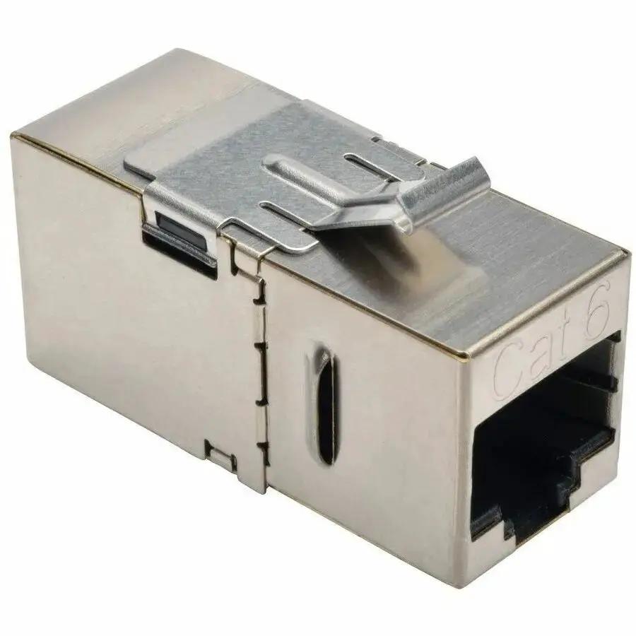Eaton Tripp Lite Series N235-001-SH-D Cat6 Shielded In-Line Coupler - Straight-Through RJ45 Network Adapter by EATON TRIPP LITE SERIES CONNECTIVIT