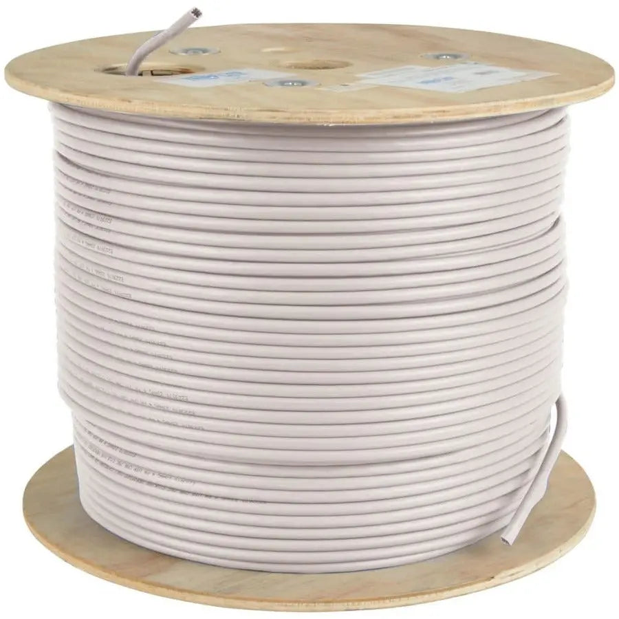 Eaton Tripp Lite Series N024-01K-WH Cat5e 350 MHz Bulk Solid-Core Plenum-Rated White Ethernet Cable