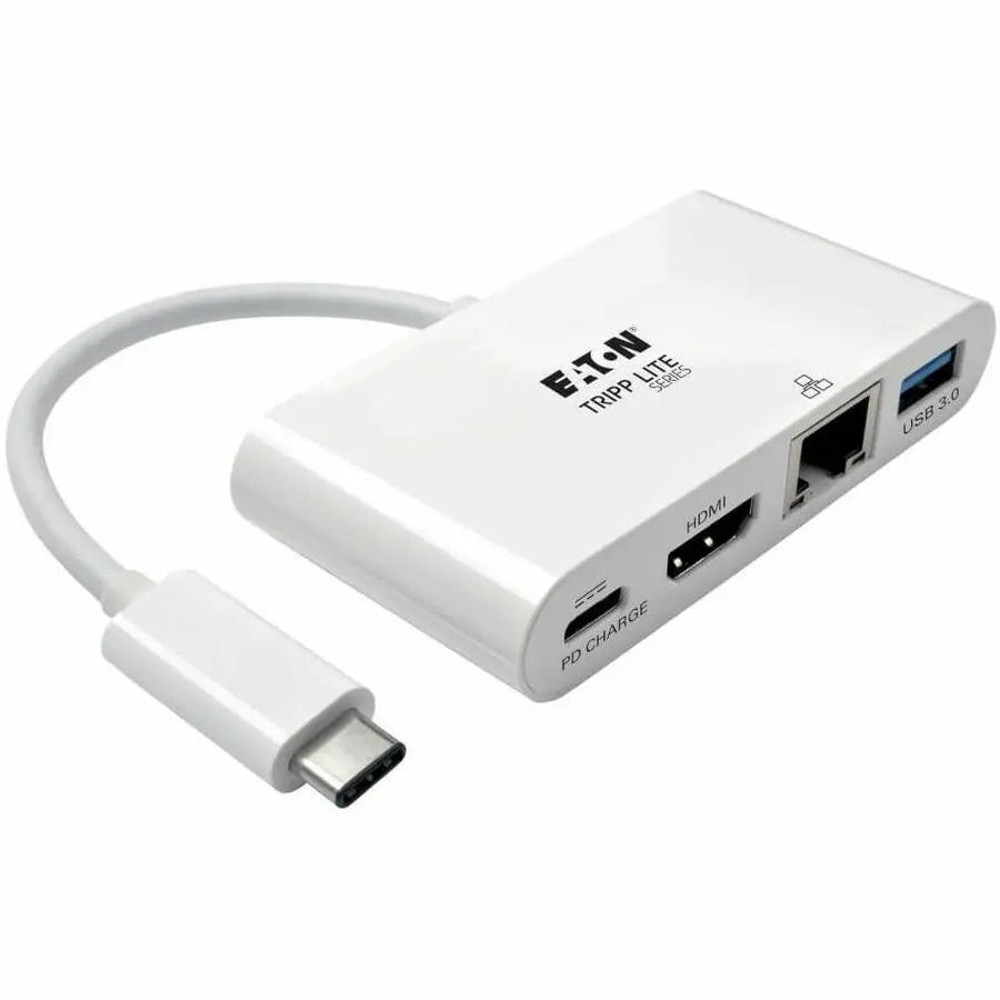 Eaton Tripp Lite Series U444-06N-HGU-C USB-C Docking Station with HDMI, Gigabit Ethernet, and Power Delivery