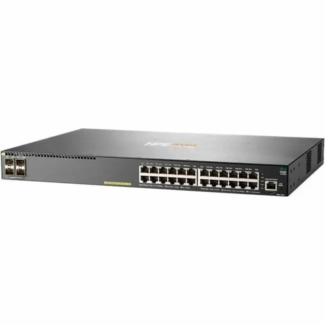 Hewlett Packard Enterprise Aruba 2930F 24G PoE+ 4SFP+ Layer 3 Switch (JL255A#ABA)