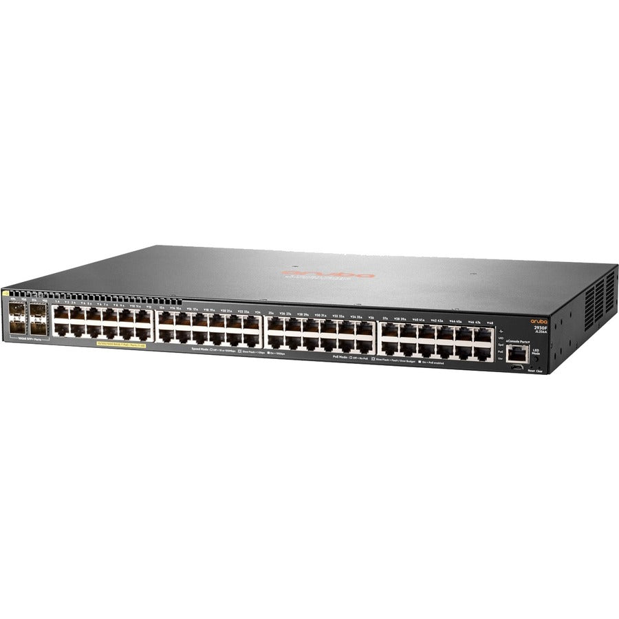 Aruba 2930F 48G PoE+ 4SFP+ Layer 3 Managed Switch, JL256A#ABA