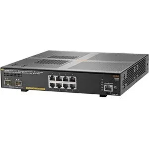 HPE Aruba 2930F 8G PoE+ 2SFP+ Layer 3 Switch with 8 Ports and Lifetime Warranty