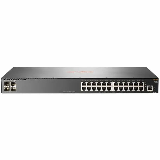 Hewlett Packard Enterprise JL259A#ABA 2930F 24G 4SFP Layer 3 Managed Switch for Enterprise and SMB Networks