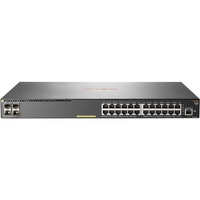 HPE Aruba 2930F 24G PoE+ 4SFP+ TAA-Compliant Layer 3 Switch - JL263A#ABA
