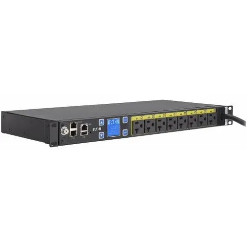 Eaton ePDU Managed 8-Outlet Rack-Mountable Power Distribution Unit - 1U with NEMA 5-15R & 5-20P