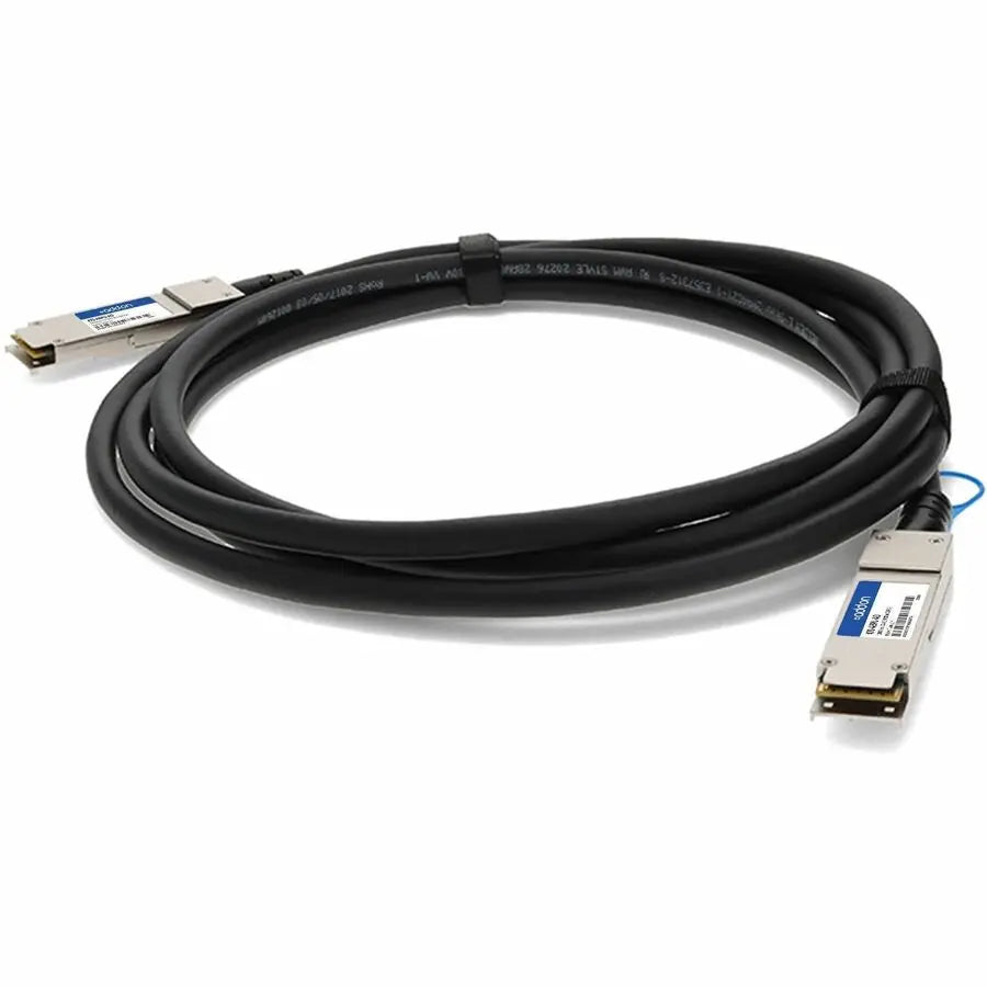 AddOn Dell 470-ABPU Compatible 5m 100GBase-CU QSFP28 to QSFP28 Passive Copper Direct Attach Cable