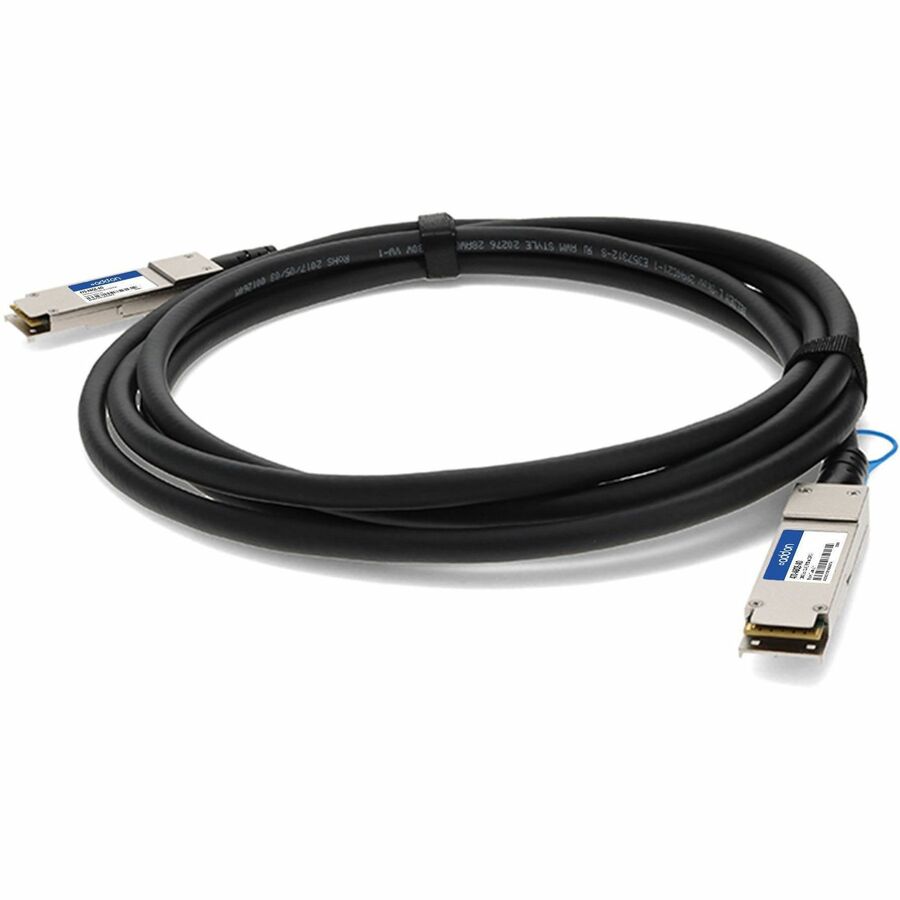 AddOn Dell 470-ABQE Compatible 3m 100GBase-CU QSFP28 to QSFP28 Passive Copper Direct Attach Cable