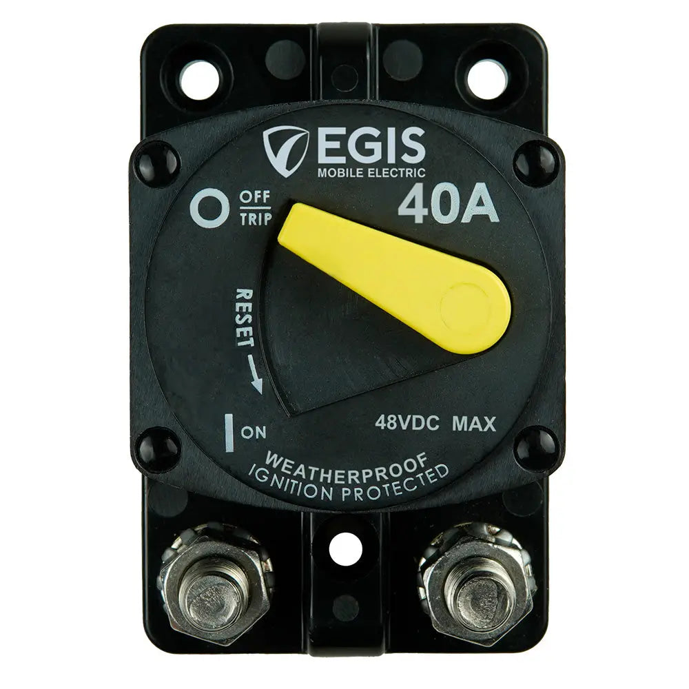 Egis Mobile Electric 4704-040 40A Surface Mount 87 Series Circuit Breaker for Automotive and Marine Applications