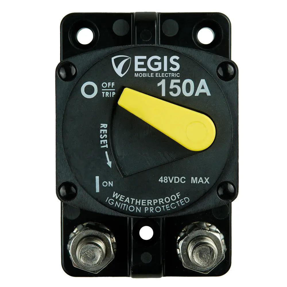 Egis Mobile Electric 150A Surface Mount 87 Series Circuit Breaker for 12-48V DC Systems