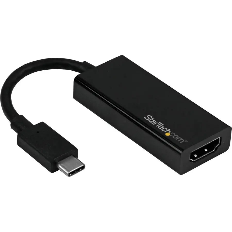 StarTech.com USB-C to HDMI Adapter - 4K 60Hz, Thunderbolt 3 Compatible, Black