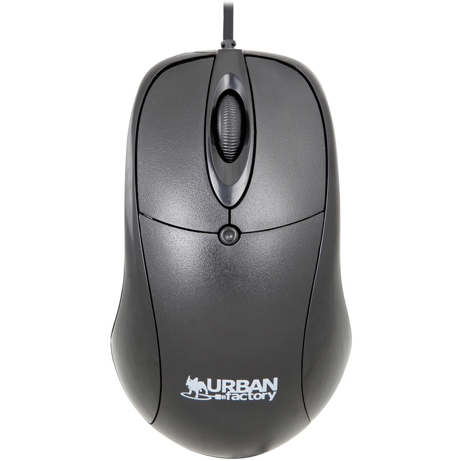 Urban Factory Crazy USB Mouse, Black – Part Number BCM01UF