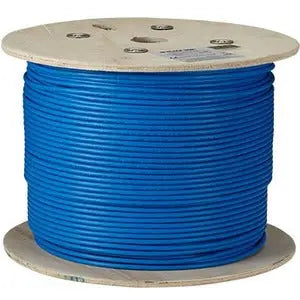 Black Box GigaTrue Cat.6a (F/UTP) Network Cable - 1000 ft Blue, Shielded Ethernet Bulk Cable for High-Speed Data Applications