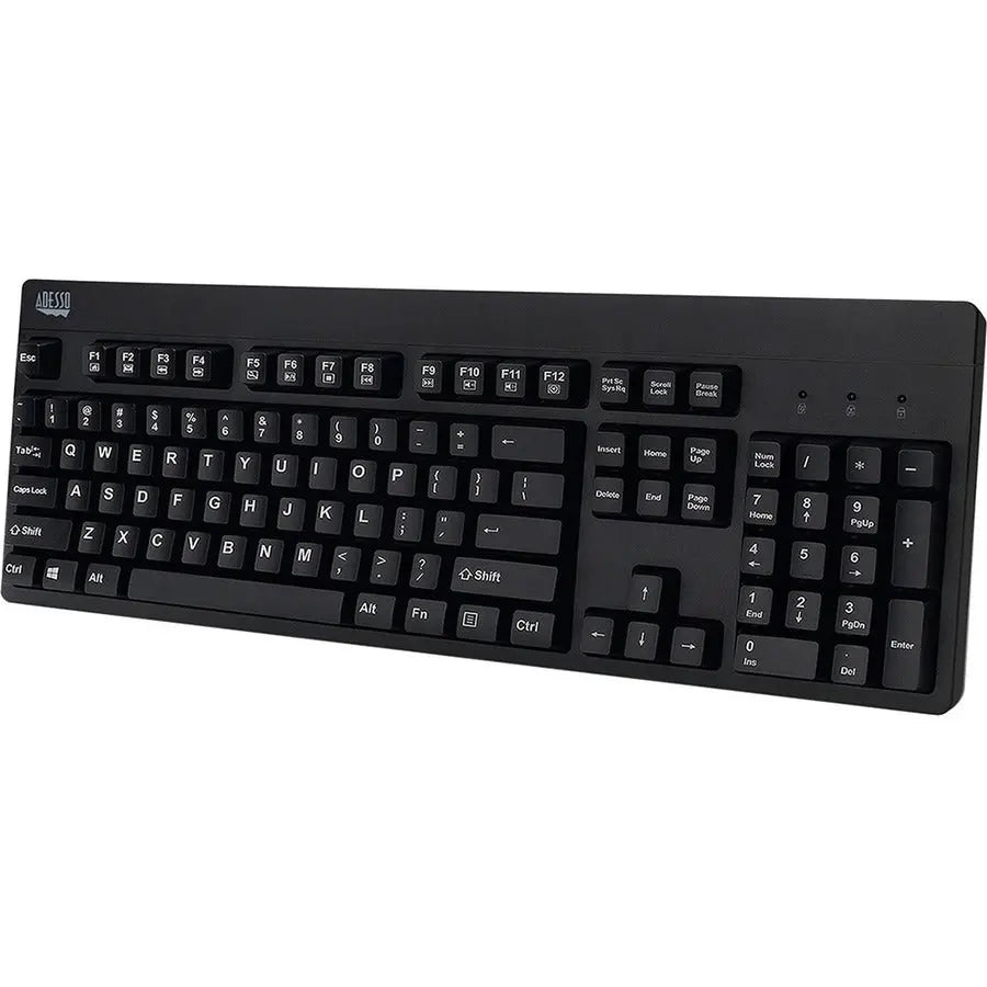 Adesso EasyTouch 630UB Antimicrobial Waterproof Keyboard for Office and Industrial Use