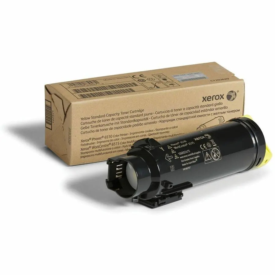 Xerox Genuine Phaser 6510 & WorkCentre 6515 Yellow Toner Cartridge 106R03475 – Reliable 1000-Page Yield