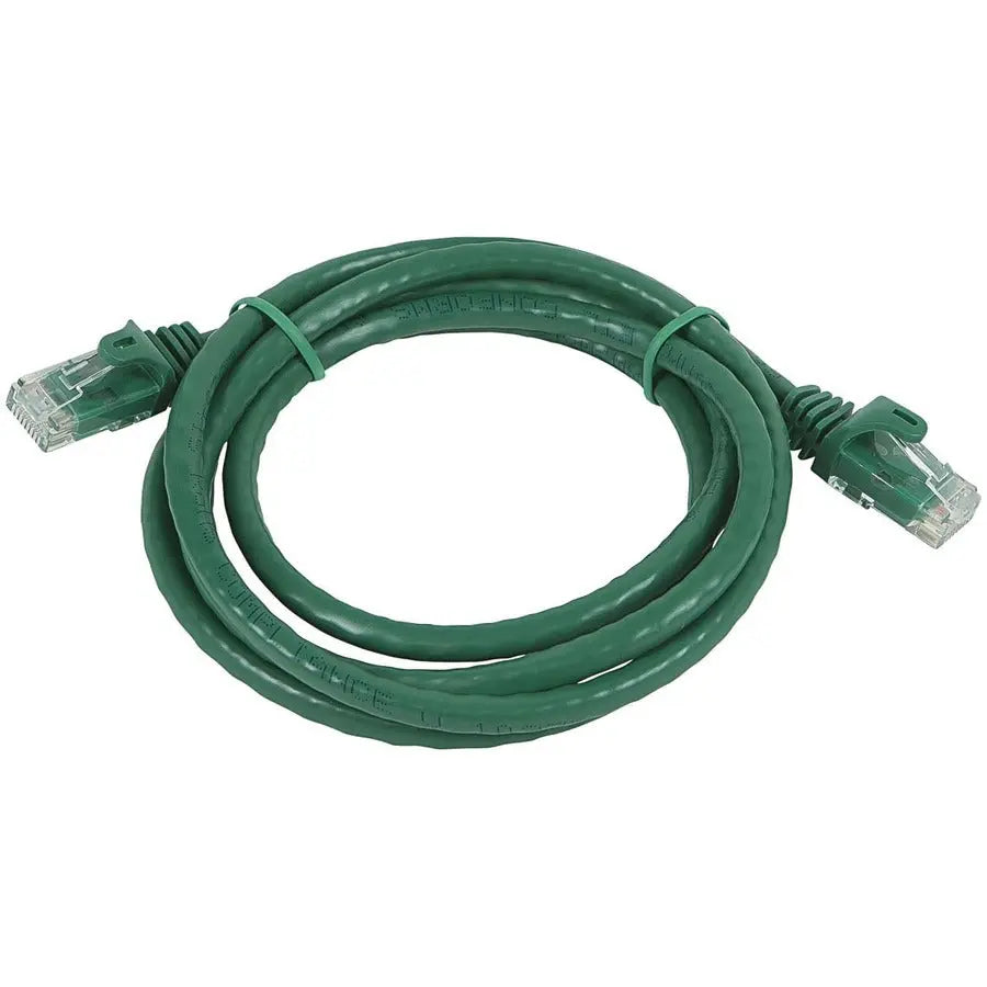 Monoprice FLEXboot Series Cat6 3ft Green Ethernet Patch Cable with RJ-45 Connectors