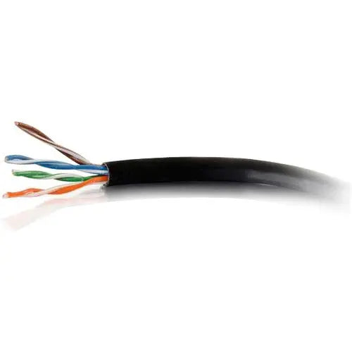 LEGRAND AV - C2G 56027 1000ft Cat6 Riser Ethernet Cable, Solid UTP, Black, TAA Compliant