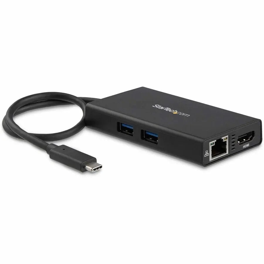 StarTech.com DKT30CHPD USB-C Multiport Adapter with 4K HDMI, Gigabit Ethernet, and 60W Power Delivery