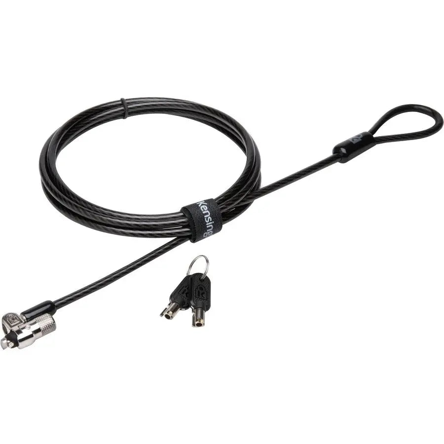 Kensington MicroSaver 2.0 Keyed Laptop Lock – Compact High-Security Carbon Steel Cable Lock for Notebooks