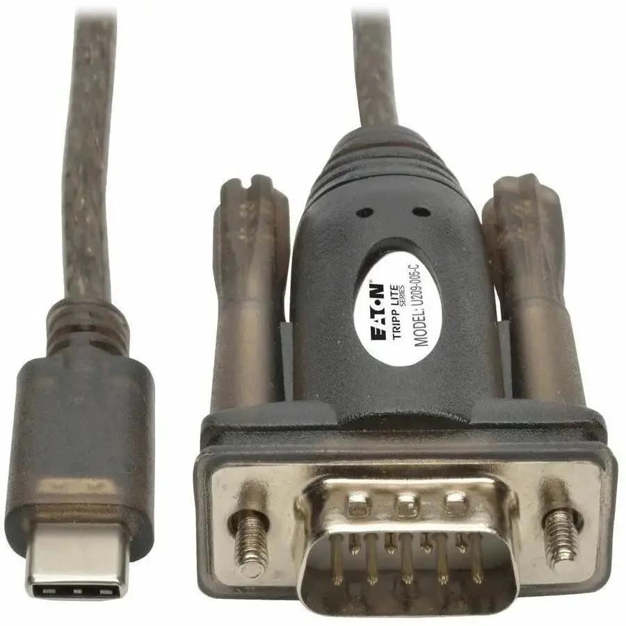 Eaton Tripp Lite Series USB-C to DB9 Serial Adapter Cable (M/M), 5 ft by Eaton Corporation