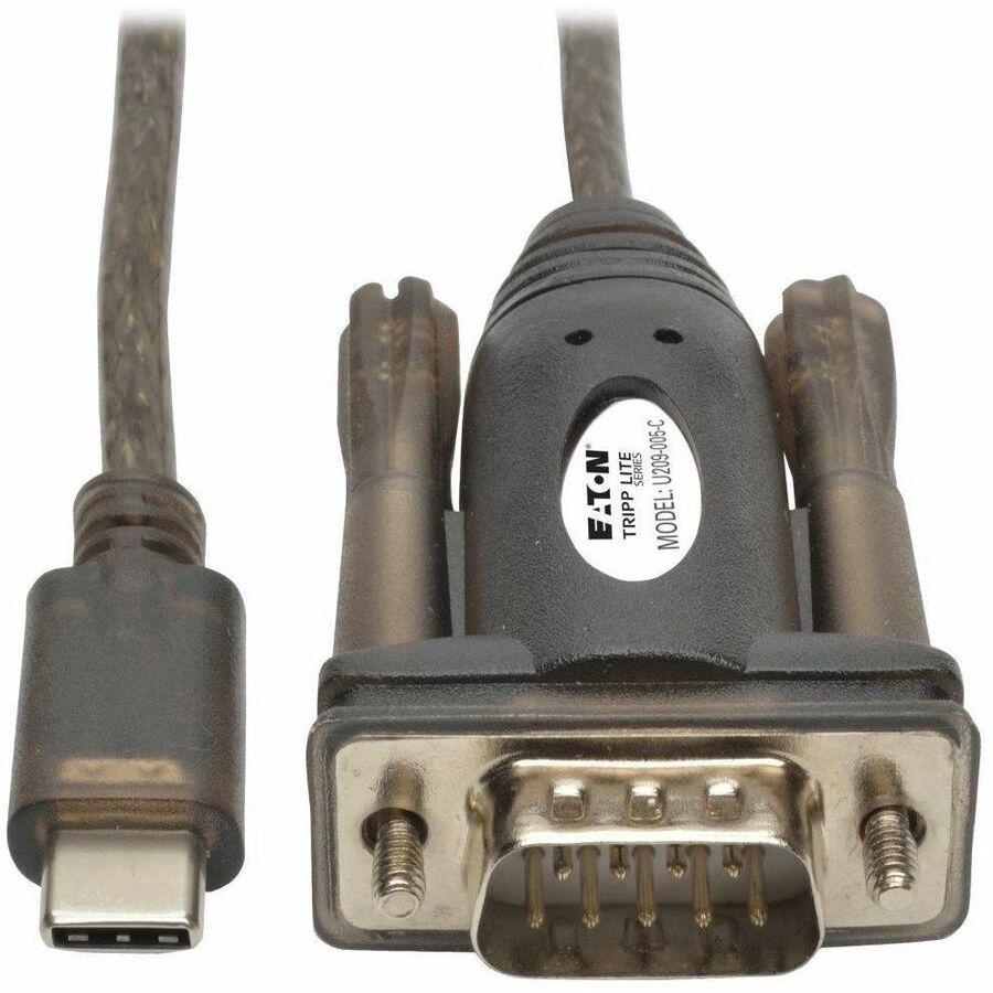 Eaton Tripp Lite Series USB-C to RS232 (DB9) Serial Adapter Cable (M/M), 5 ft