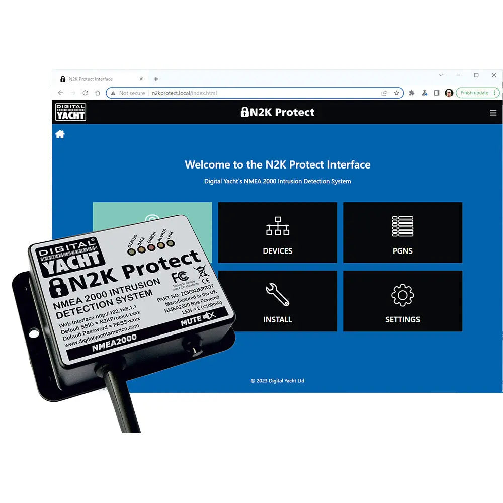 Digital Yacht N2K Protect NMEA 2000 Network Guard - Maritime Cyber Security Device