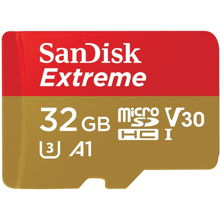 SanDisk Extreme microSD UHS-I Card - 32GB for High-Performance Mobile and Action Cameras